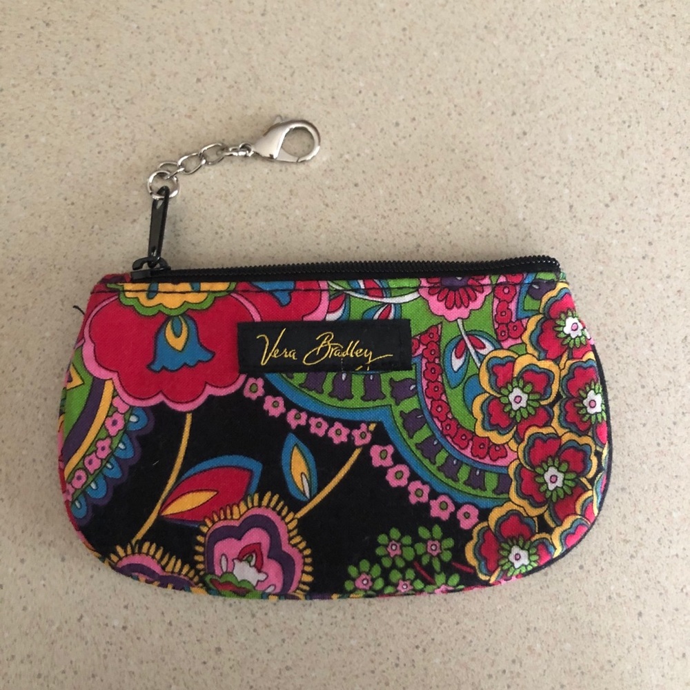 🌺Vera Bradley Clip Zip ID Case🌺